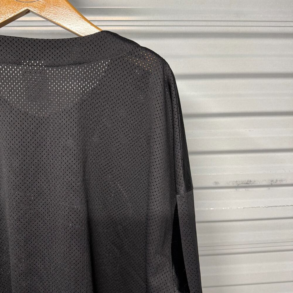 Nike Air Button Up Baseball Jersey Black Red Swoosh FN2148-010 Men's Large NWT - Picture 10 of 15